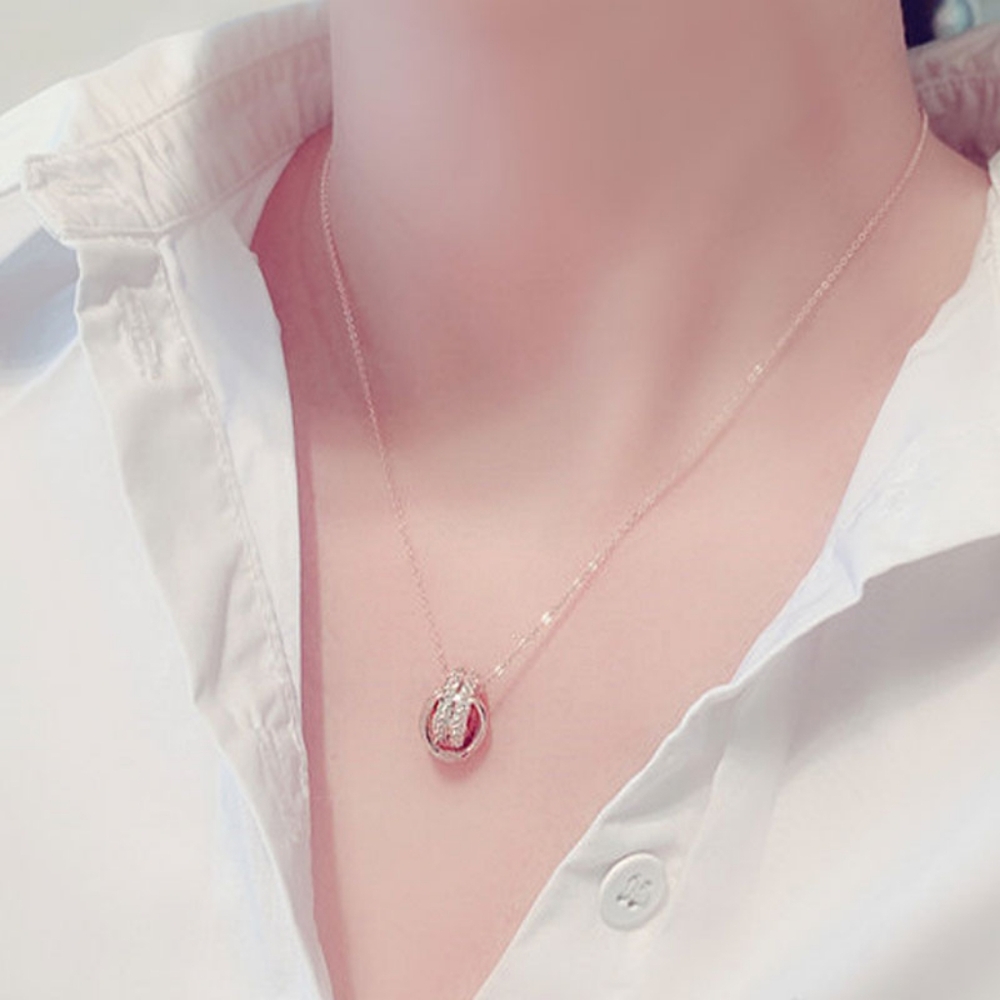 14k gold diamond necklace - Picture 2 of 13